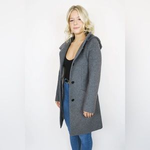Babaton Pierce Wool Coat L